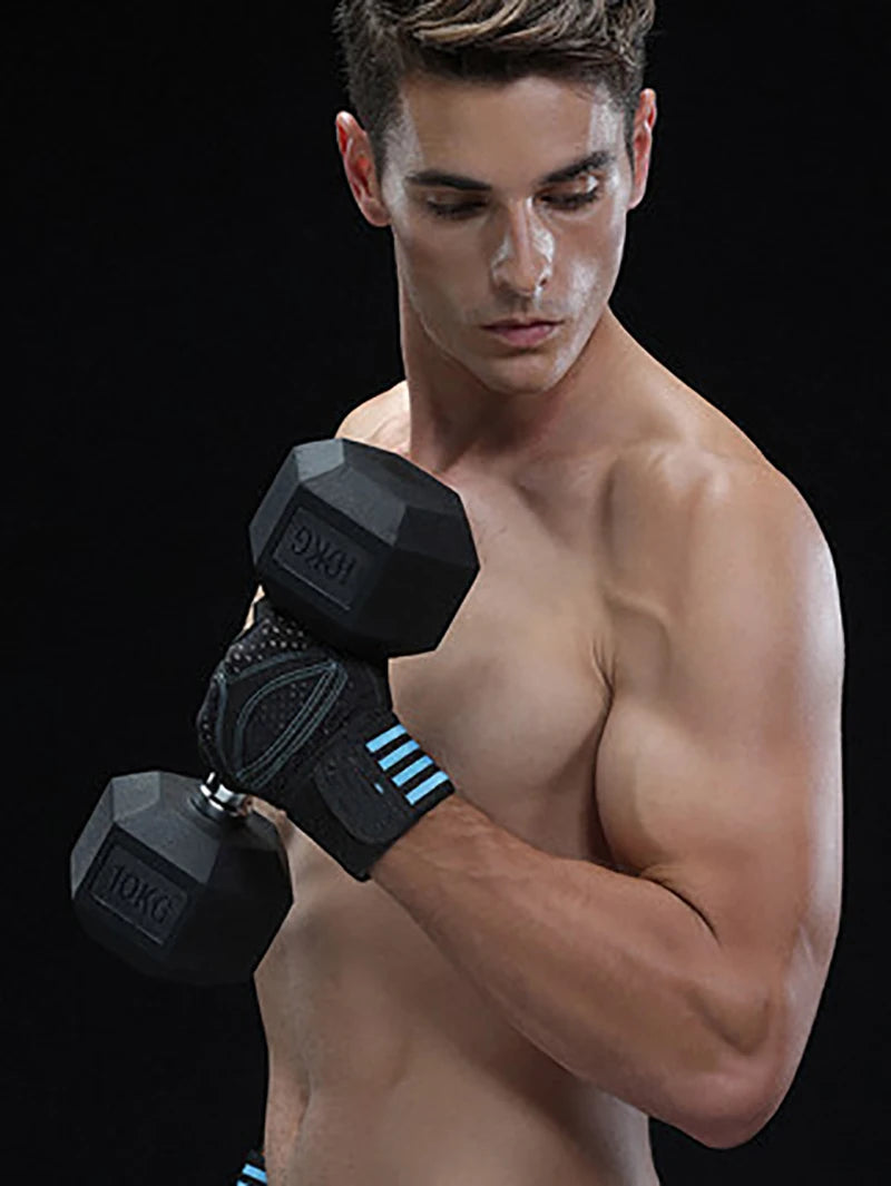Wrist-Support Weightlifting Training Gloves