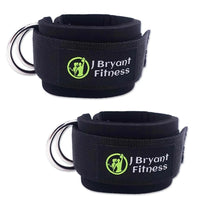Ankle Straps for Cable Machines Double D-Ring Adjustable Neoprene Thick Padded Cuffs to Enhance Abs Glutes Legs Strength Workout