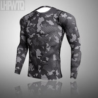 Men's Combat Camouflage Thermal Underwear Set Long Johns Winter Thermal Underwear Base layer Men Sports Compression Sports Sets