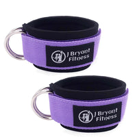 Ankle Straps for Cable Machines Double D-Ring Adjustable Neoprene Thick Padded Cuffs to Enhance Abs Glutes Legs Strength Workout