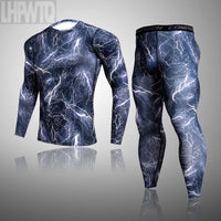 Men's Combat Camouflage Thermal Underwear Set Long Johns Winter Thermal Underwear Base layer Men Sports Compression Sports Sets