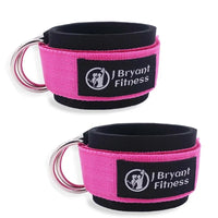 Ankle Straps for Cable Machines Double D-Ring Adjustable Neoprene Thick Padded Cuffs to Enhance Abs Glutes Legs Strength Workout