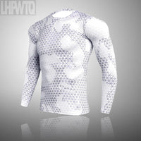 Men's Combat Camouflage Thermal Underwear Set Long Johns Winter Thermal Underwear Base layer Men Sports Compression Sports Sets