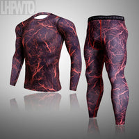 Men's Combat Camouflage Thermal Underwear Set Long Johns Winter Thermal Underwear Base layer Men Sports Compression Sports Sets