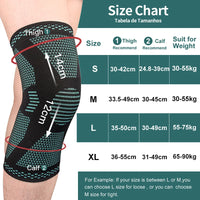 SKDK Gym Knee Pads Sports Safety Fitness Kneepad Elastic Knee Brace Support Gear Patella Running Basketball Volleyball Tennis