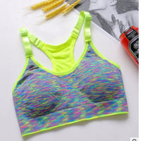 Sexy Bra Tops Women Filled push up tank Bra With Suspenders Cami Modal Five Color Sexy Running fitness Bra vest top