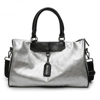 Women Silver Fitness Gym Bag Traveling Bags Glitter Sac De Sport For Men Training Travel Tas Sports Outdoor Gymtas Sporttas xa32