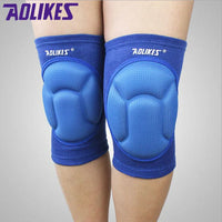 AOLIKES Thickening Football Volleyball Extreme Sports Knee Pads Brace Support Protect Cycling Knee Protector Kneepad rodilleras