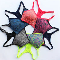 Sexy Bra Tops Women Filled push up tank Bra With Suspenders Cami Modal Five Color Sexy Running fitness Bra vest top