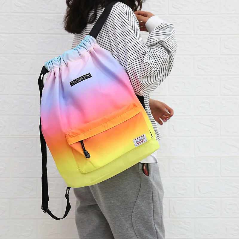 Waterproof Drawstring Gym Backpack