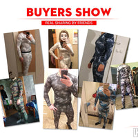 Men's Combat Camouflage Thermal Underwear Set Long Johns Winter Thermal Underwear Base layer Men Sports Compression Sports Sets
