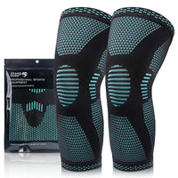 SKDK Gym Knee Pads Sports Safety Fitness Kneepad Elastic Knee Brace Support Gear Patella Running Basketball Volleyball Tennis
