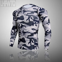 Men's Combat Camouflage Thermal Underwear Set Long Johns Winter Thermal Underwear Base layer Men Sports Compression Sports Sets