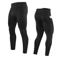 Gym Mens Fitness Running Sport Pants Athletics Tight Leggings Joggings Skinny Yoga Compression Trousers Sweatpants Dry Fit