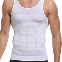 Mens Slimming Body Shaper Vest Shirt Abs Abdomen Slim Gym Workout Tummy Control Compression Tank Top Sleeveless Shapewear