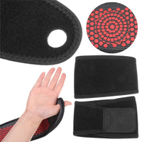 Self-Heating Wrist Band Magnetic Therapy Support Brace Wrap Heated Hand Warmer Compression Pain Relief Wristband Sanitizer Belt