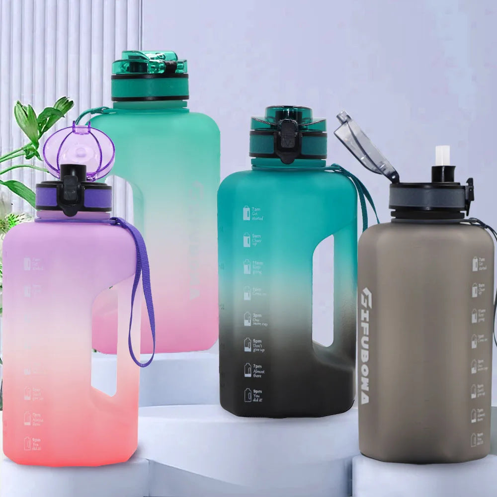 74.4 fl oz Motivational Gym Water Bottle