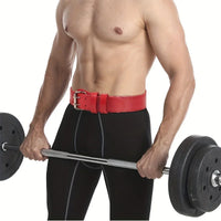 Squatting hard pulling PU men and women weightlifting belt weightlifting fitness belt sports waist protection belt protector