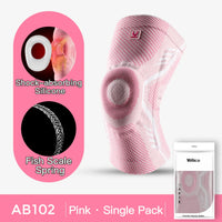 1 Pcs Sports Patella Spring Support Knee Brace Knitted Compression Full Protect Elastic Breathable Knee Support For Men Women