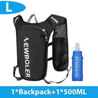 NEWBOLER Trail Running Backpack Ultra Lightweight Hydration Vest Breathable Functional Pack for Marathon Cycling Hiking