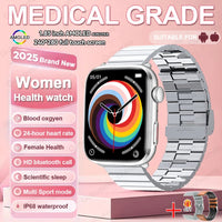 1.85-inch AMOLED Screen Smart Watch Women Bluetooth Call NFC Heart Rate Blood Pressure Blood oxygen Lady Sleep Smartwatches 2026
