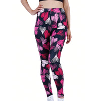 Red White Heart Shaped Cute Sexy Women's Leggings With High Elasticity Sexy Tight Fit Casual Sports Fitness Yoga Pants