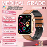 1.85-inch AMOLED Screen Smart Watch Women Bluetooth Call NFC Heart Rate Blood Pressure Blood oxygen Lady Sleep Smartwatches 2026