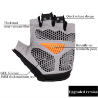 Half Finger Gel Cycling Gloves Men Women Breathable Anti-slip MTB Bike Bicycle Gloves Summer Gym Yoga Sport Training Hand Gloves