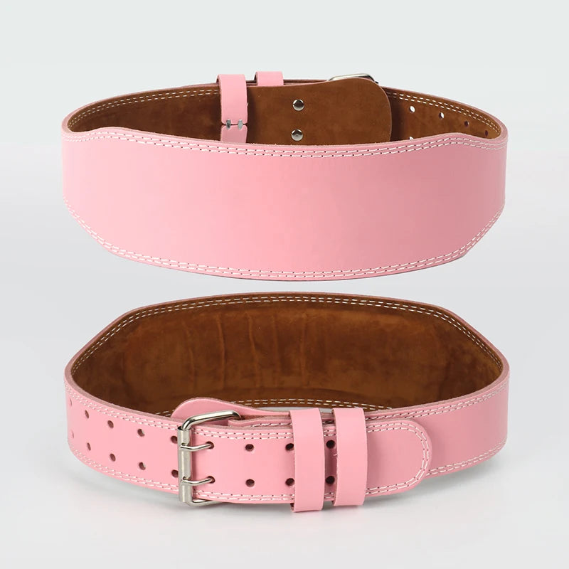 Women's Pink Powerlifting Belt | Weightlifting Squat Belt | Back Support Gym Belt | S-XL