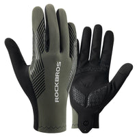 ROCKBROS Summer Cycling Gloves Breathable MTB Road Bike Non-slip Gloves Touch Screen Spring Full Finger Motorcycle Riding Gloves