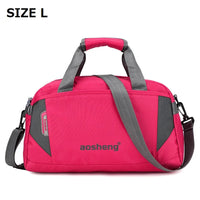 Fashion Men Women Training Gym Bag Nylon Ultralight Travel Sports Bags For Fitness Yoga Handbag Short Trip Luggage Handbag