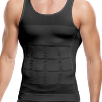 Mens Slimming Body Shaper Vest Shirt Abs Abdomen Slim Gym Workout Tummy Control Compression Tank Top Sleeveless Shapewear