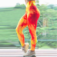 Leggings Women Sexy Sport Gym Training Print High Waist Yoga Pants Fitness Joggings Running Workout Legging Womens Clothing