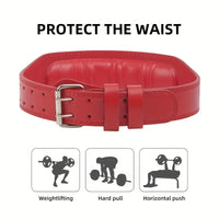 Squatting hard pulling PU men and women weightlifting belt weightlifting fitness belt sports waist protection belt protector