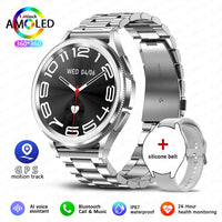 2026 New Sports Smartwatch Women Men Classic Watch 6 BT HD Call Always On Display Waterproof Health Smartwatches For Android iOS