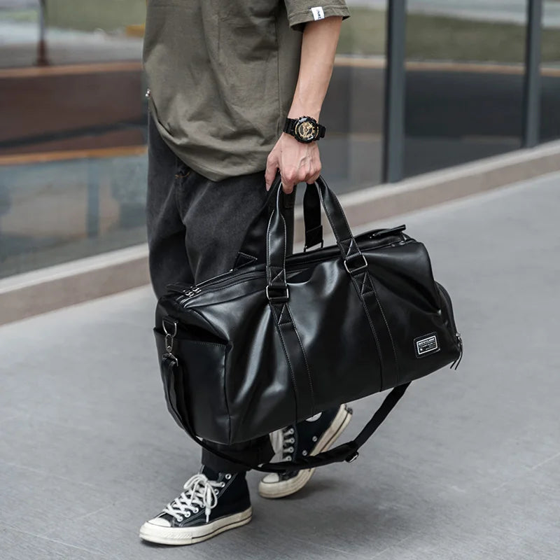 Waterproof Shoe-Compartment Travel Duffel