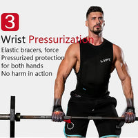 2PC Weightlifting Wrist Straps Sports Booster Belt Grip Belt Fitness Pull-up Bars Pull-ups Silicone Non-slip Deadlift Belt Band