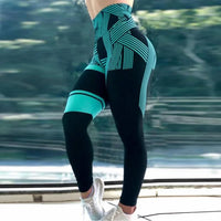 Leggings Women Sexy Sport Gym Training Print High Waist Yoga Pants Fitness Joggings Running Workout Legging Womens Clothing