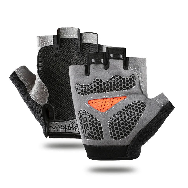 Gel-Padded Half-Finger Cycling Gloves
