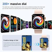 1.85-inch AMOLED Screen Smart Watch Women Bluetooth Call NFC Heart Rate Blood Pressure Blood oxygen Lady Sleep Smartwatches 2026