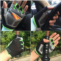 Half Finger Gel Cycling Gloves Men Women Breathable Anti-slip MTB Bike Bicycle Gloves Summer Gym Yoga Sport Training Hand Gloves