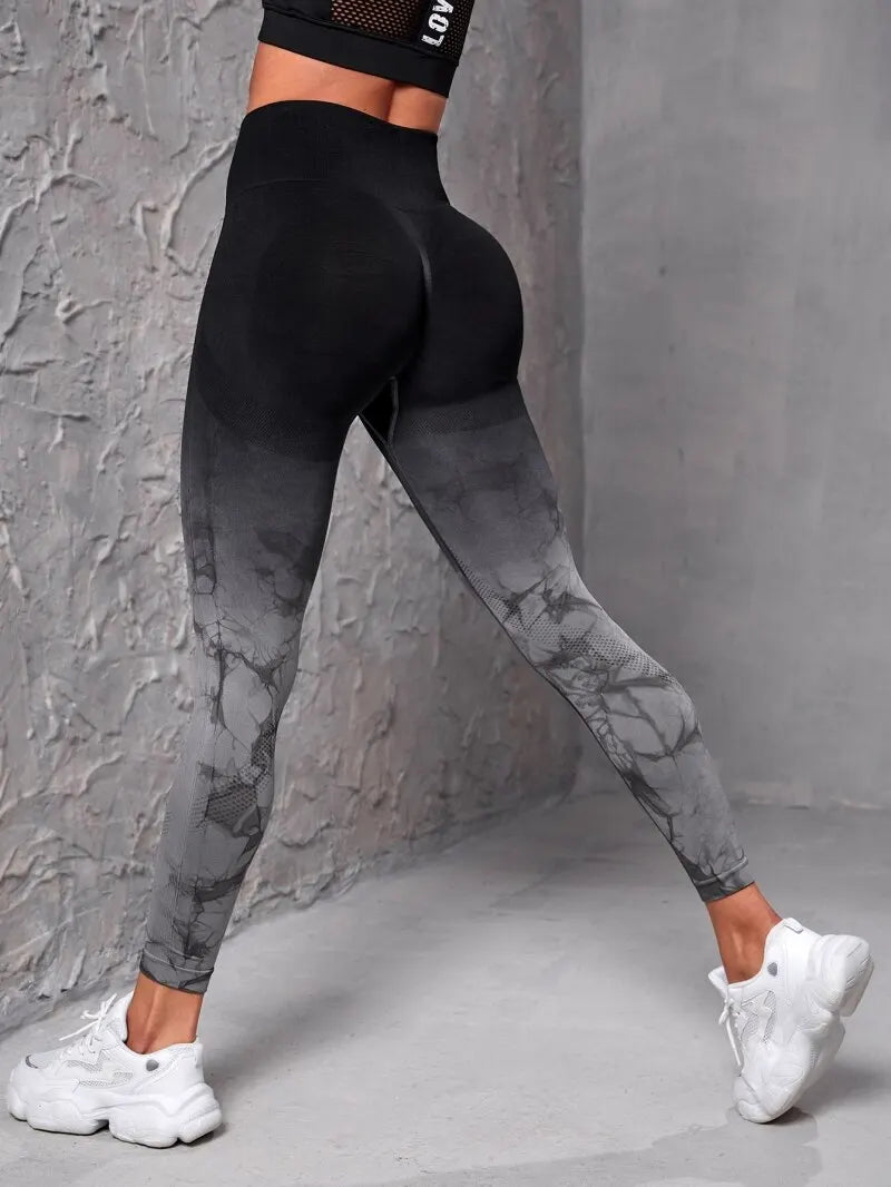 Tie-Dye Scrunch Yoga Leggings