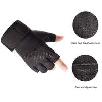 Weightlifting Gloves with Wrist Support for Heavy Exercise Body Building Gym Training Fitness Handschuhe Workout Crossfit Gloves