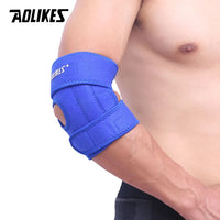AOLIKES 1PCS Adjustbale Tennis Elbow Support Brace Guard Pads Golfer's Strap Elbow Lateral Pain Syndrome Epicondylitis Brace