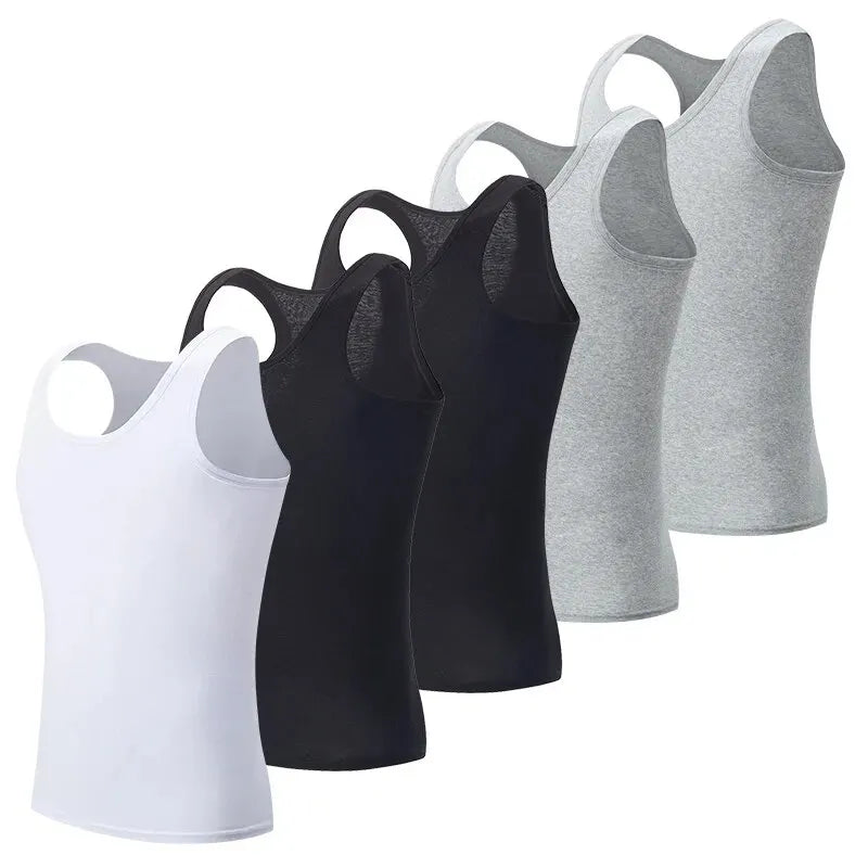 Five-Pack Cotton Fitness Tanks