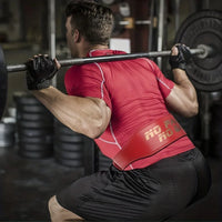 Squatting hard pulling PU men and women weightlifting belt weightlifting fitness belt sports waist protection belt protector