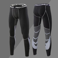 Mens Compression Sweatpants Male Tights Sport Pants for Gym Fitness Running Joggings Workout Trousers Dry Fit Leggings
