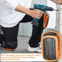 Knee Pads for Work-Heavy Duty Support Kneepads with Gel Cushion and Anti-Slip Straps for Construction, Flooring, Gardening, Clea