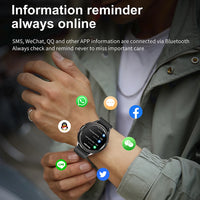 2026 New Sports Smartwatch Women Men Classic Watch 6 BT HD Call Always On Display Waterproof Health Smartwatches For Android iOS