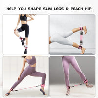6pcs Buttocks with gantry, hip lift, ankle resistance, elastic trainer, ankle ring, hip leg tension rope, shaping and slimming
